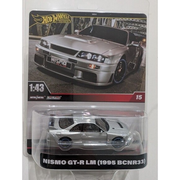 Hot Wheels Premium 1:43 Real Riders Nissan Nismo GT-R LM (1995 BCNR33) Metal #15 - Picture 1 of 4
